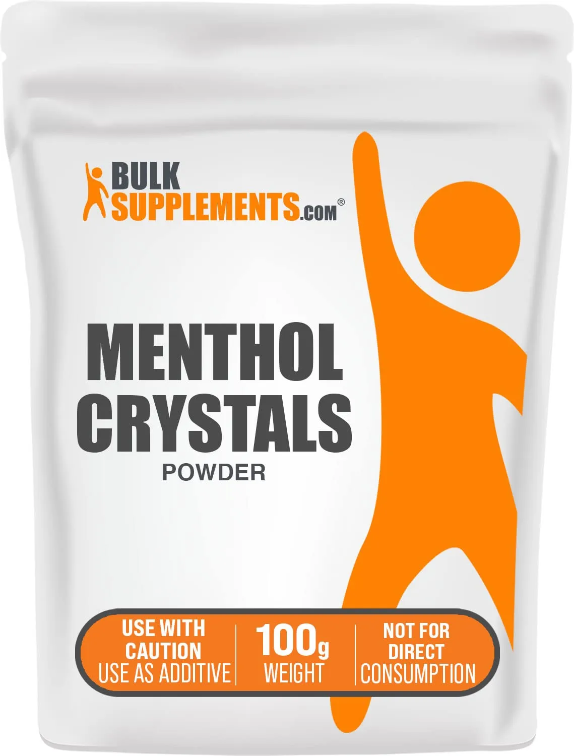 BulkSupplements Menthol Crystals 100g - Pure Natural Crystals for Soap Making & Aromatherapy