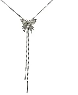 Butterfly Necklace for Women Adjustable Long Neckchain Irregular Waist Chain Fashion Jewelry