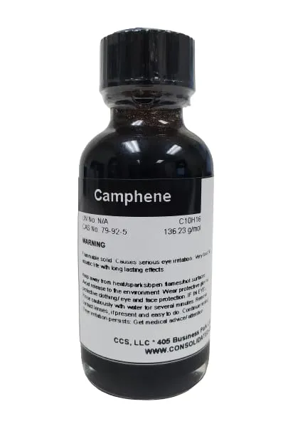 Camphene High Purity Aroma Compound 30ml - 100% Pure, Undiluted, Aromatic Fragrance Ingredient