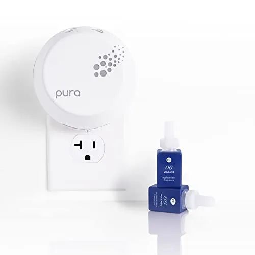 Capri Blue Pura Smart Home Plug-in Diffuser Kit with Volcano Fragrance Refill Vials