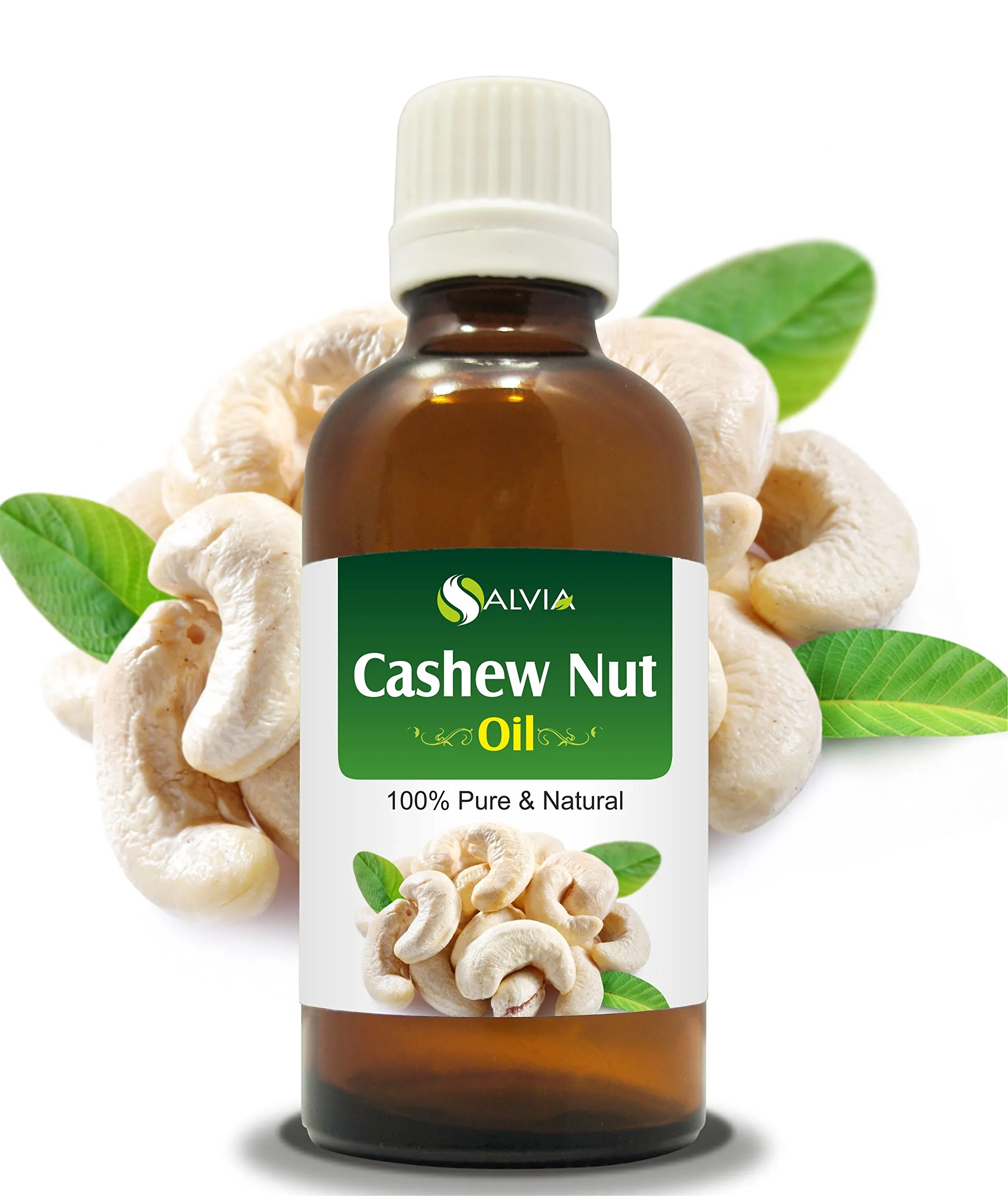 Cashew Nut Oil 100% Natural Pure Carrier Oil 30ml with Dropper, Anacardium Occibentale