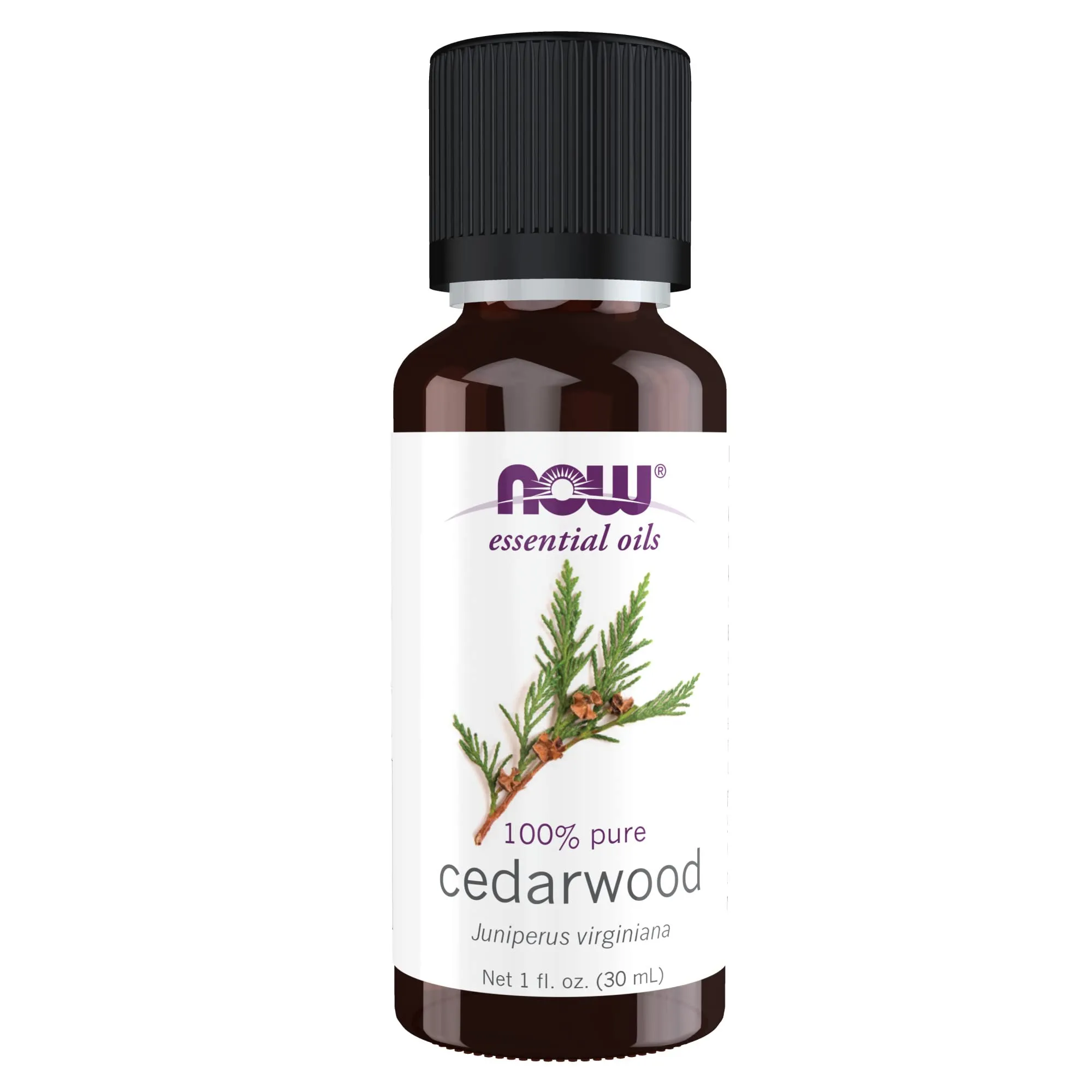 Cedarwood Essential Oil 100% Pure, Vegan Aromatherapy for Relaxation & Purification, 1-Ounce