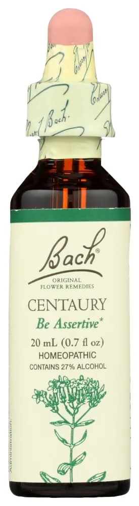 Centaury Bach Flower Essence Pack of 2 for Emotional Healing and Balance