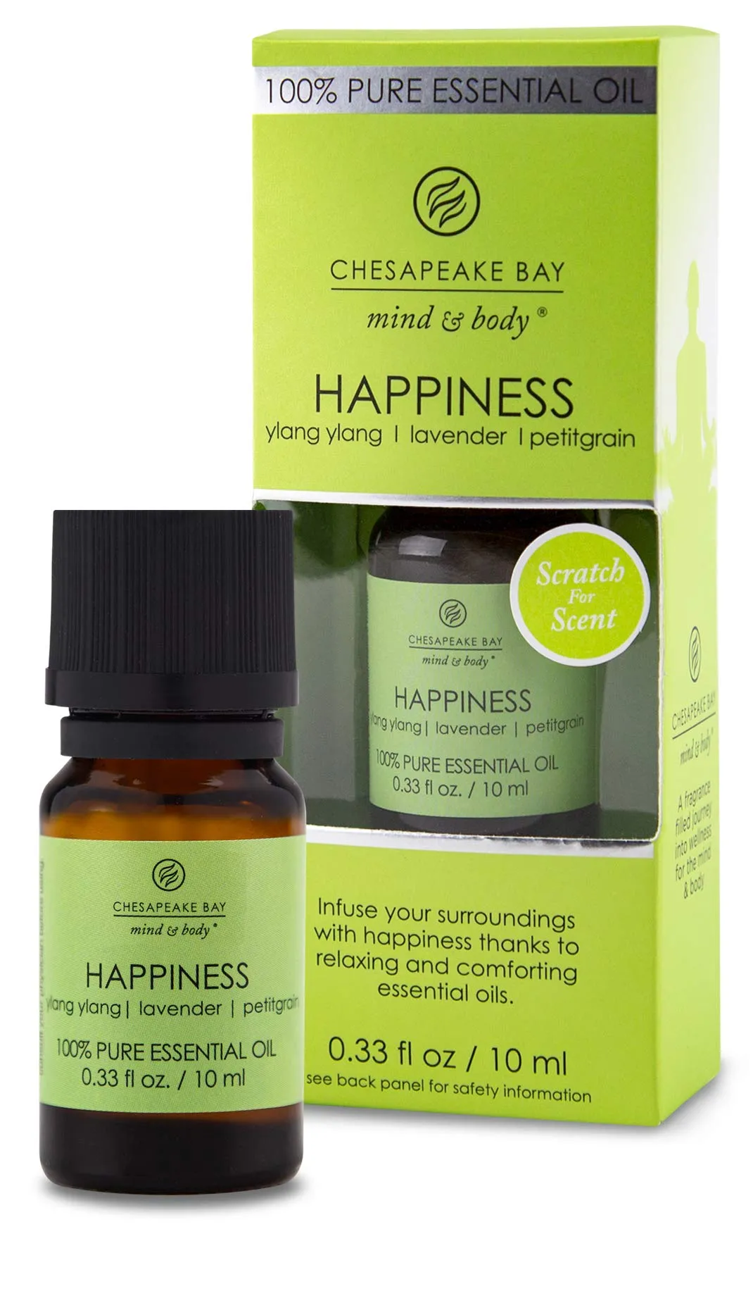 Chesapeake Bay Candle Happiness Essential Diffuser Oil 10ml - Relaxing Ylang Ylang Lavender