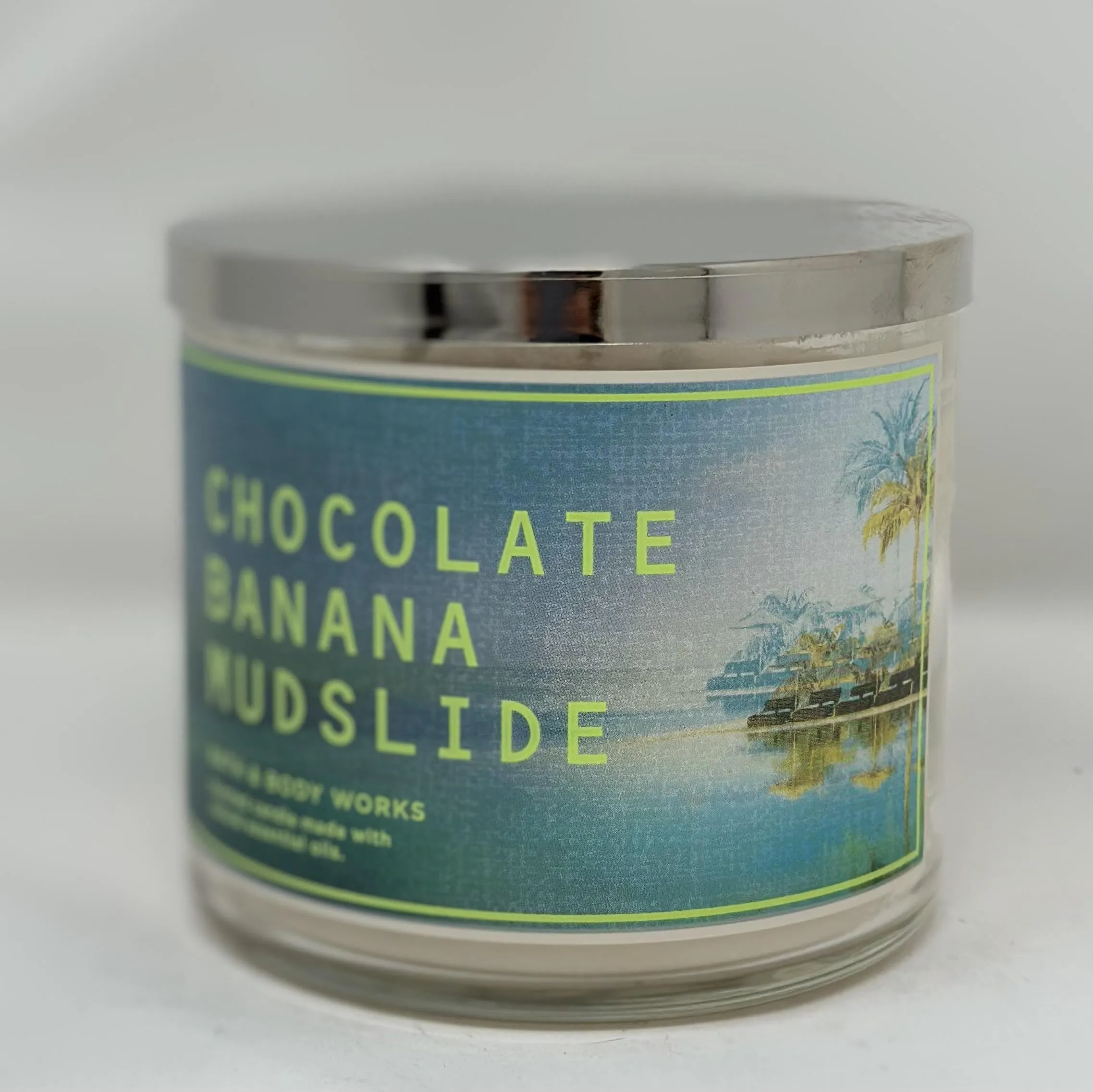 Chocolate Banana Mudslide Candle 14.5 oz with Natural Essential Oils - Room-Filling Fragrance