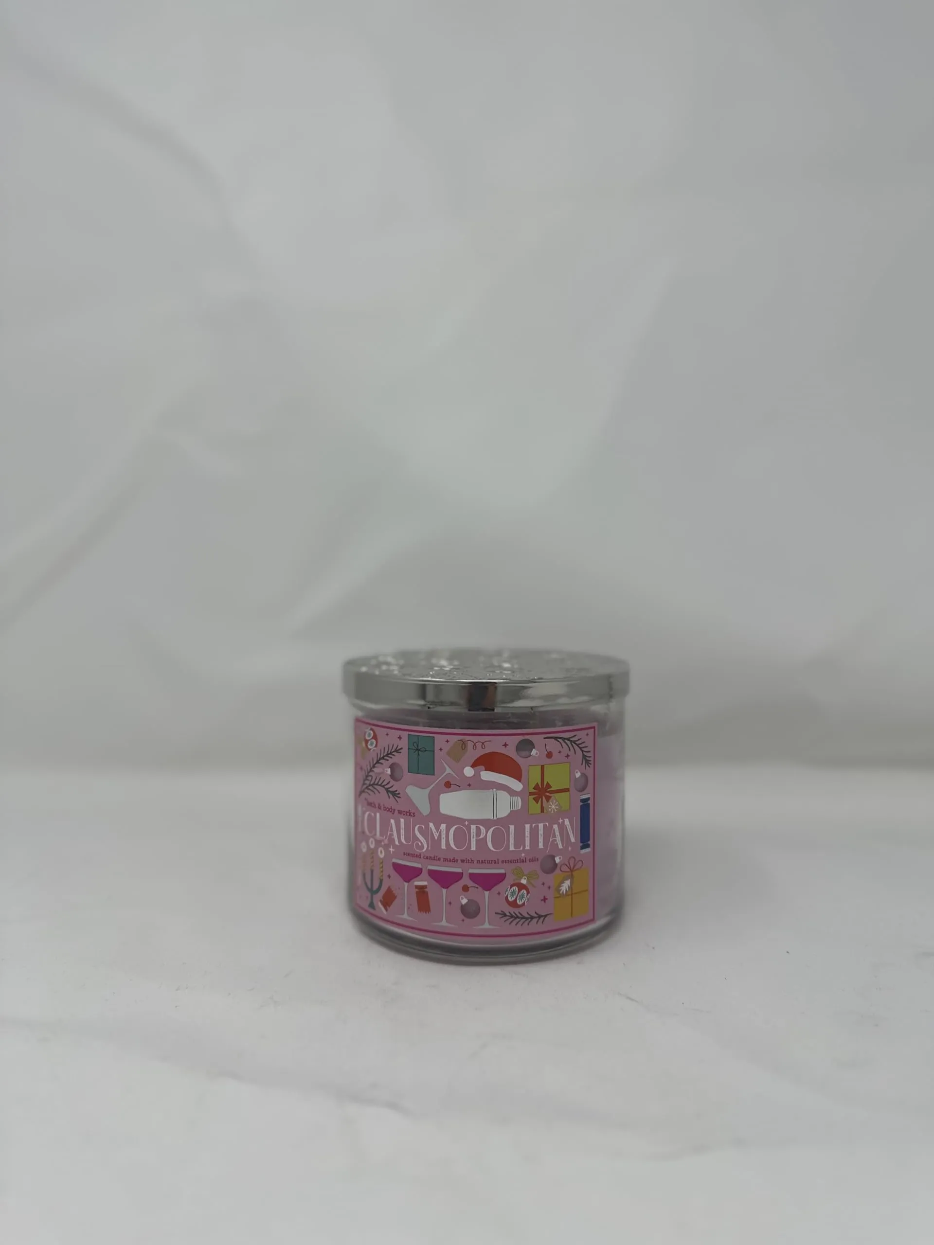 Clausemopolitan 3 Wick Candle 14.5 oz - Natural Essential Oil, Room-Filling Fragrance