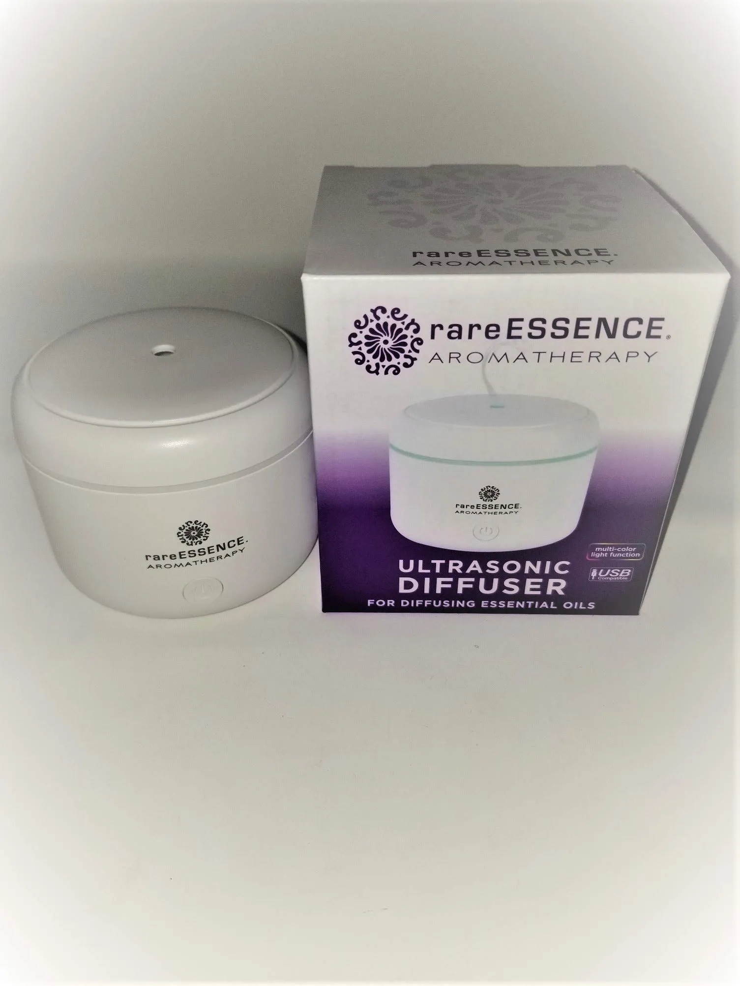 Compact Ultrasonic Diffuser for Essential Oils - 100ml USB Compatible Aromatherapy Device