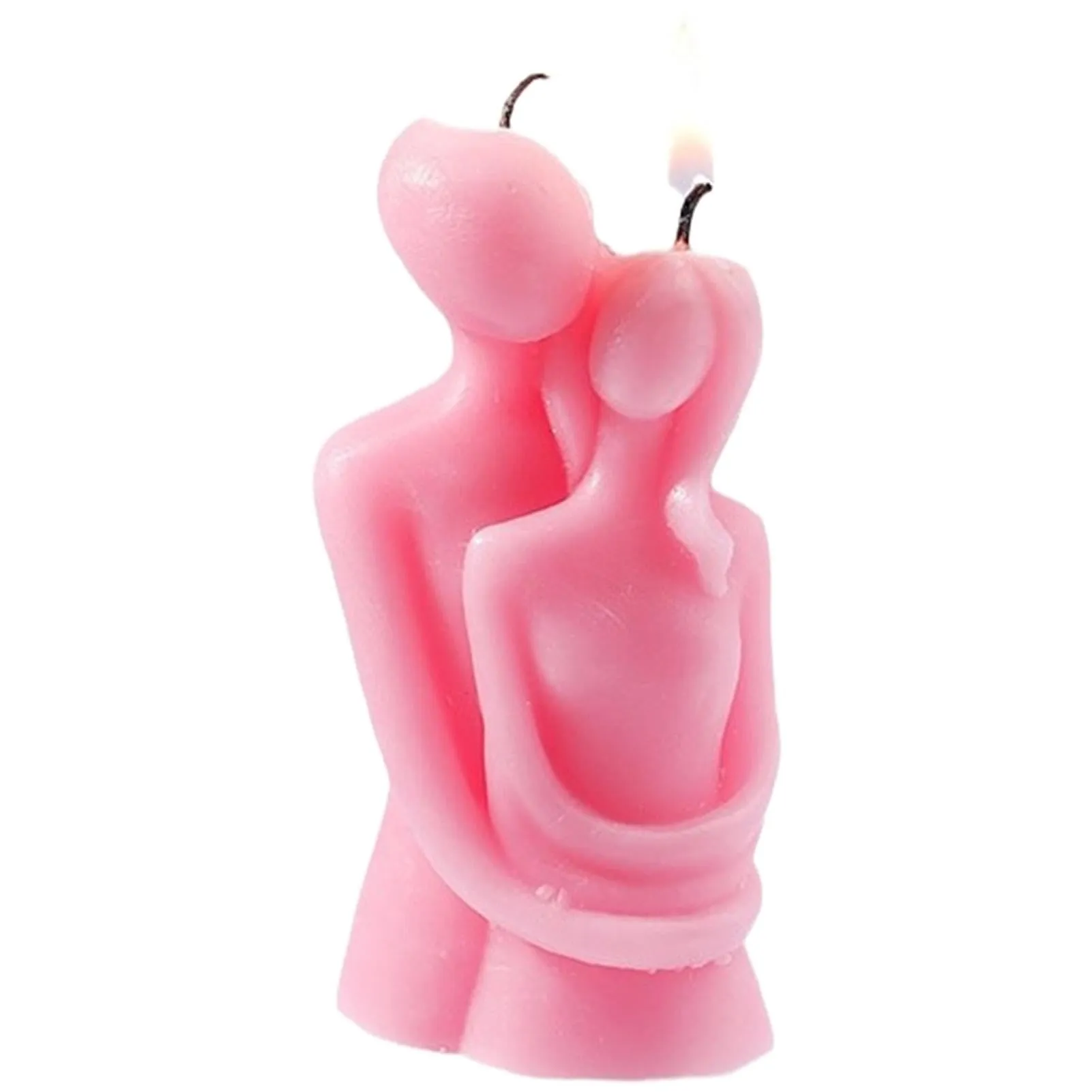 Couple Candle - Romantic Hugging Sculptures