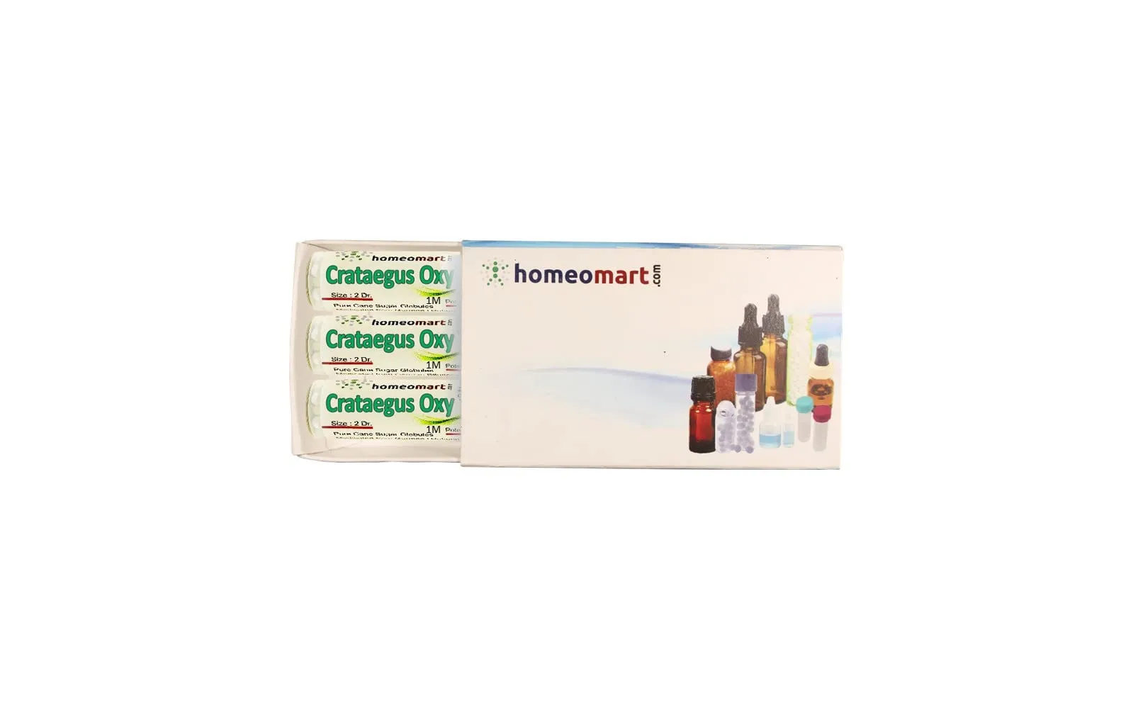 Crataegus Oxyacantha Homeopathy Pellets 1M Potency Pack of 3 – Natural, Safe & Convenient