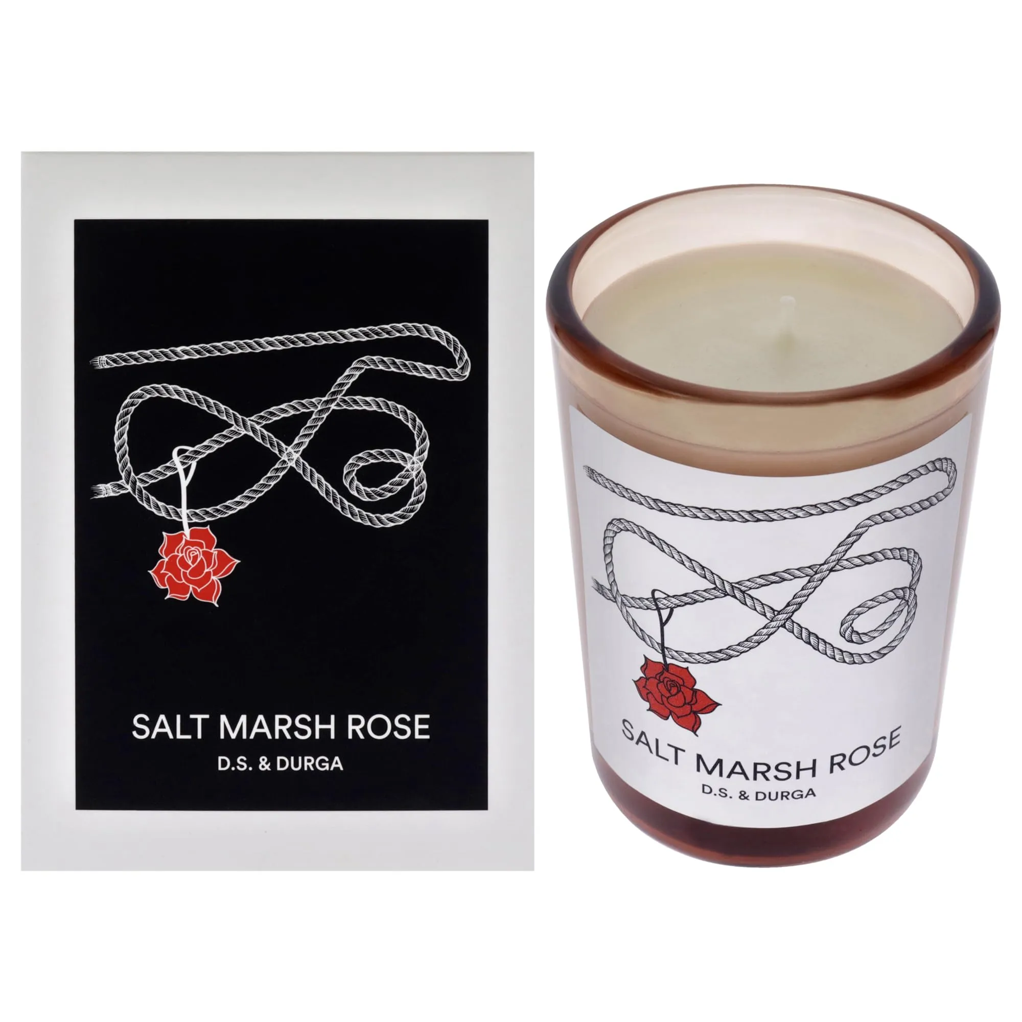 D.S. & Durga Salt Marsh Rose Unisex Candle - 7 oz Aromatic Experience