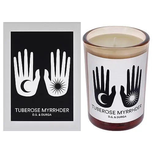 D.S. & Durga Tuberose Myrrhder Unisex Candle - 7 oz Luxe Aromatic Experience