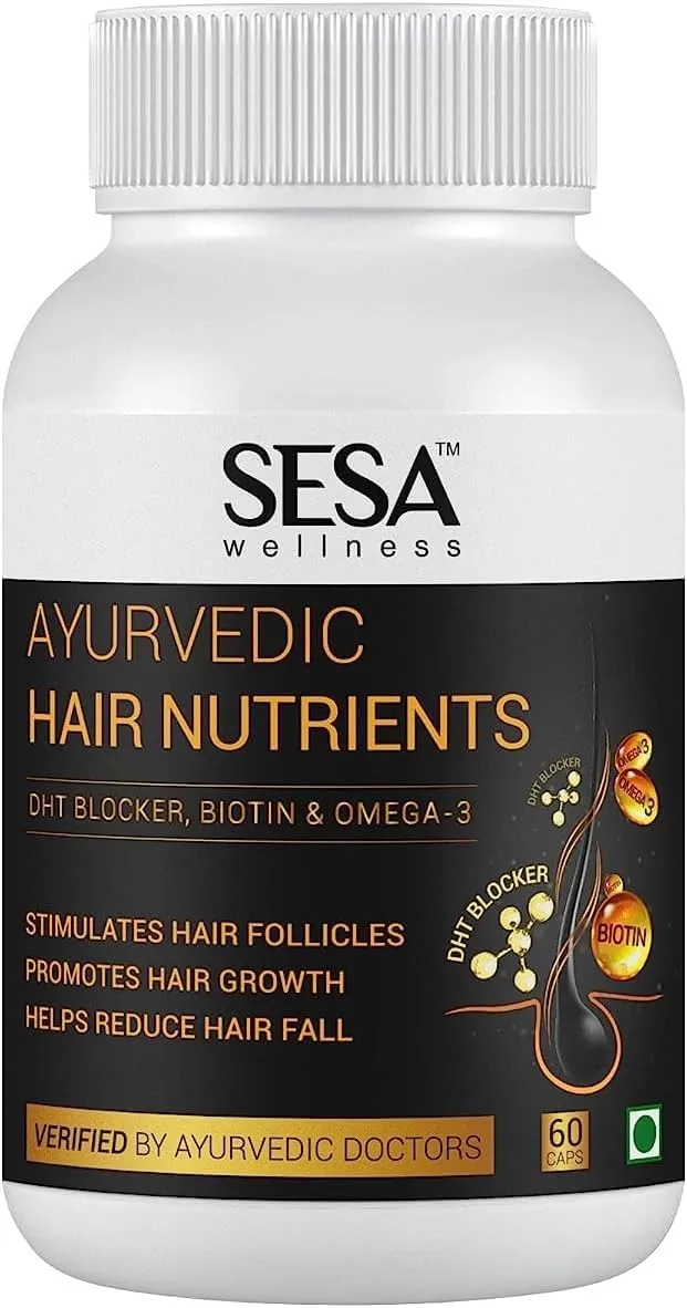 DHT Blocker Ayurvedic Hair Nutrients Vitamins