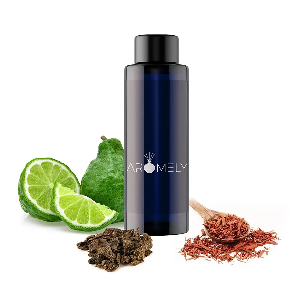 Diffuser Oil Majestique with Bergamot, Sandalwood, Oud, Jasmine, and Vanilla - 150ml AROMELY