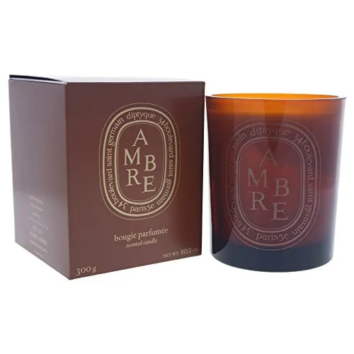 Diptyque Ambre Scented Candle 10.2 Ounce - Luxurious, Warm Woods & Patchouli Fragrance