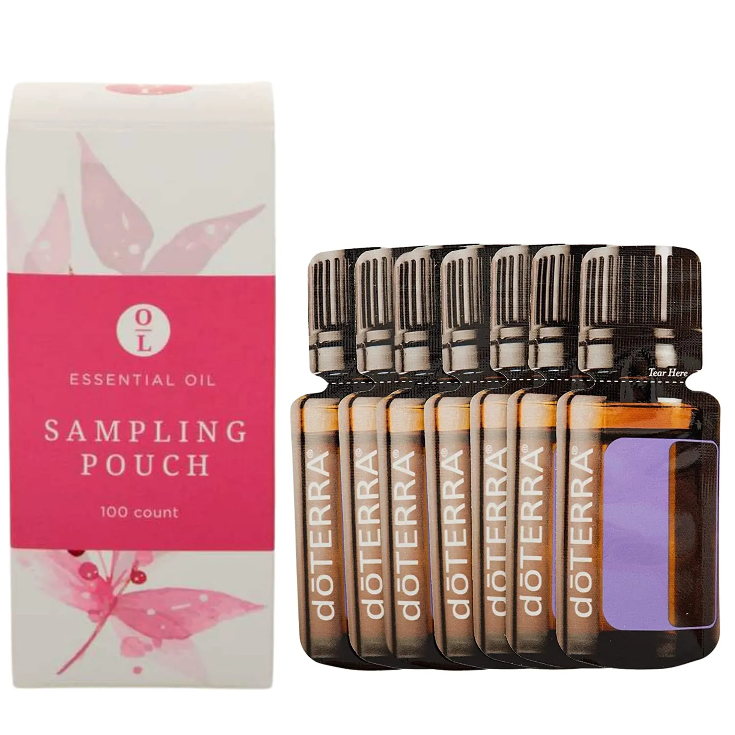 Doterra Essential Oil Sampling Pouches 100 Pack