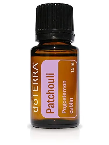 doTERRA Patchouli Essential Oil 15 mL - Grounding, Balancing, Reduces Wrinkles & Skin Imperfections