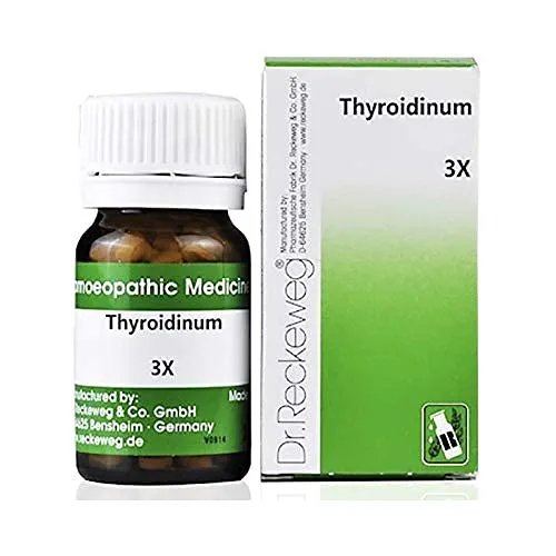 Dr. Reckeweg Thyroidinum Trituration Tablet 3X - Homeopathic Remedy for Thyroid Health