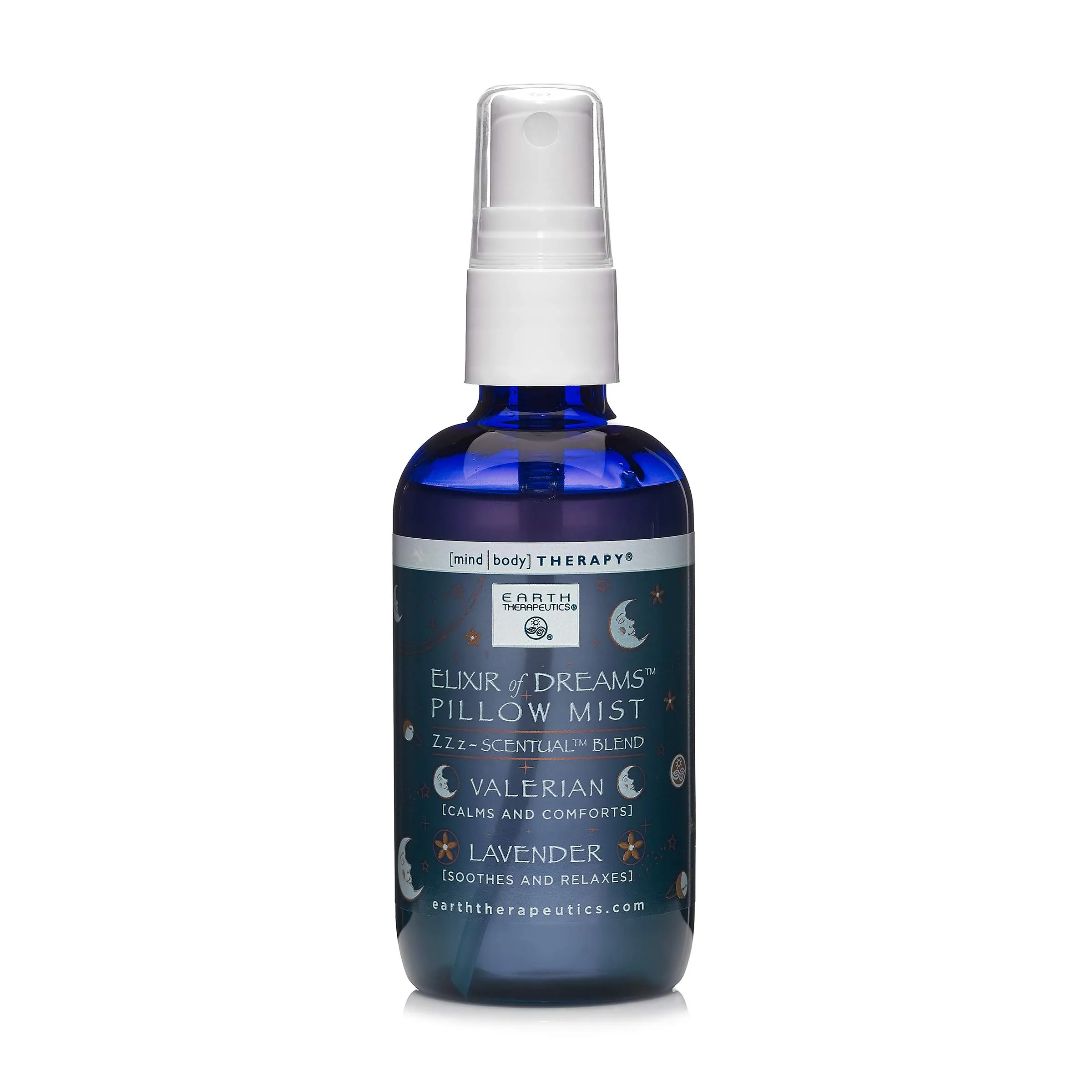 Earth Therapeutics Elixir of Dreams Pillow Mist – Valerian Root & Lavender – Natural Relaxation Aid