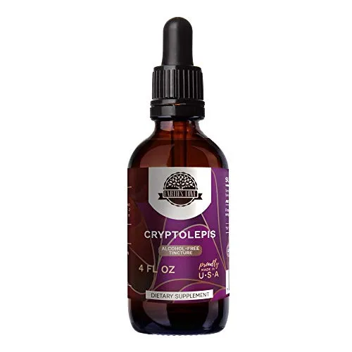 Earth's Love Cryptolepis Alcohol-Free Herbal Extract Tincture 4 Fl Oz - Super-Concentrated Wildcrafted