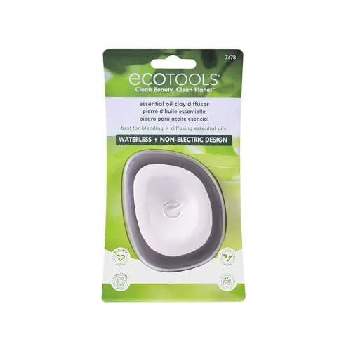 EcoTools Essential Oil Clay Diffuser - Portable, Non-Electric, Customizable Aromatherapy Experience