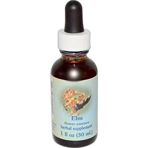 Elm Flower Essence 1 fl oz, Joyous Service & Confidence, Overcome Feelings of Overwhelm