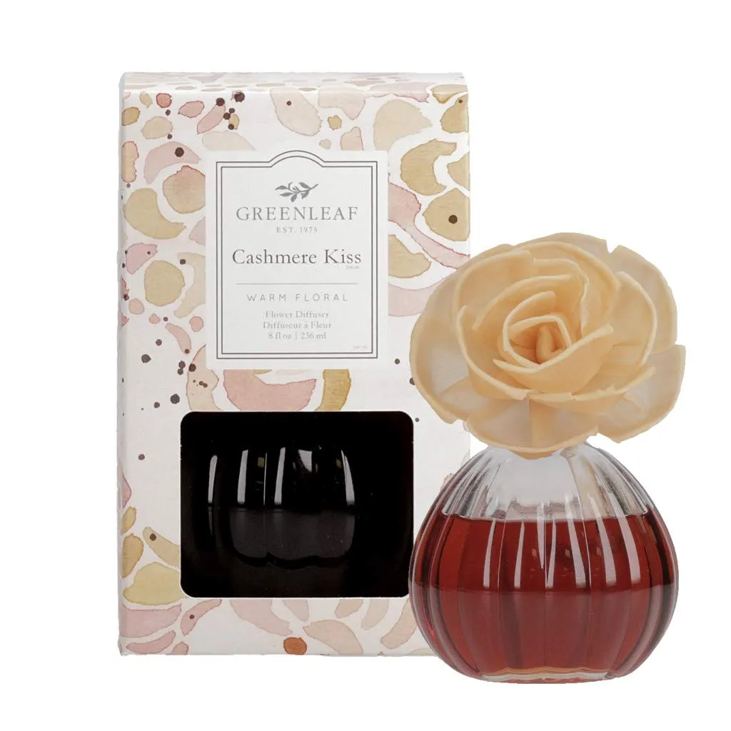 Enchanting Cashmere Kiss Flower Diffuser - Blooming Fragrance with Freesia, Tangerine & Amber