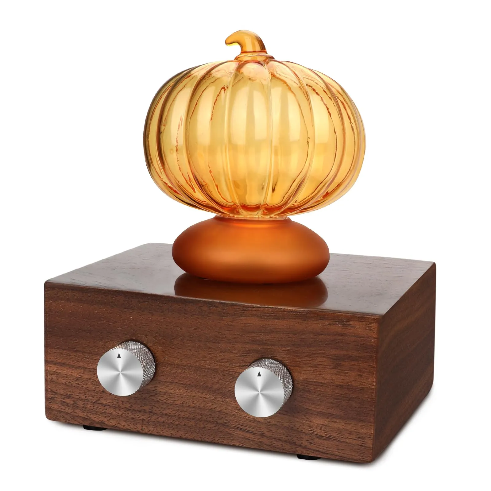 Essential Oil Diffuser & Wireless Speaker - North American Black Walnut Aromatherapy, Pumpkin