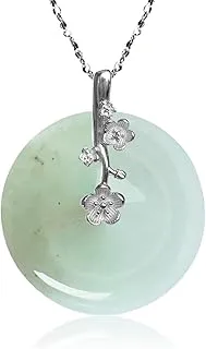 Eternal Circle Jade Necklace - Certified Burma Jadeite for Inner Peace