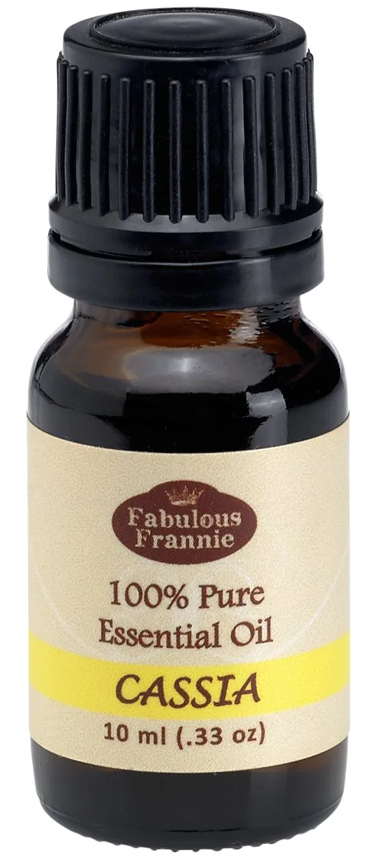 Fabulous Frannie 100% Pure Cassia Essential Oil, 10ml, Aromatherapy, Massage, Cleaning, Spa