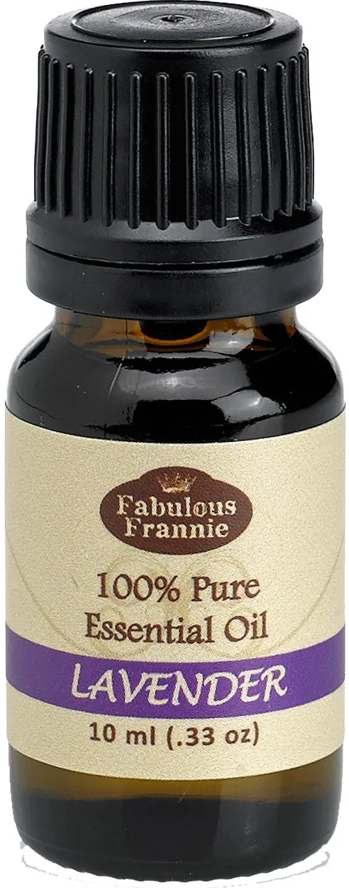 Fabulous Frannie 100% Pure Lavender Essential Oil 10ml - Therapeutic Grade, Amber Bottle