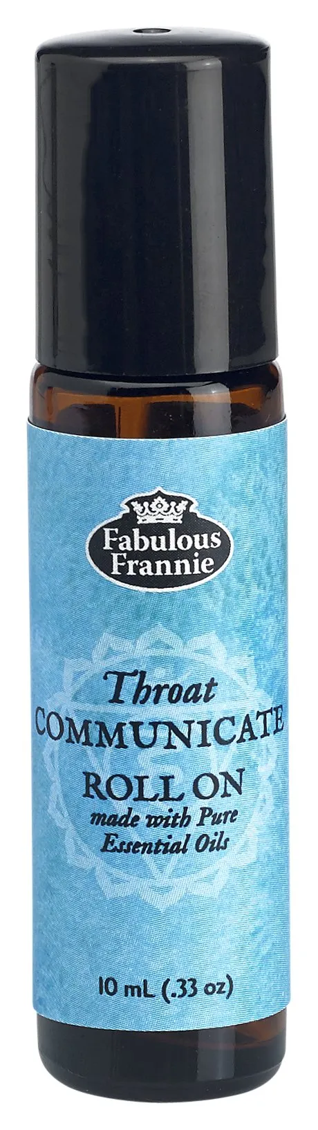 Fabulous Frannie 5th Chakra Throat Communicate Roll On with Essential Oils - .33oz