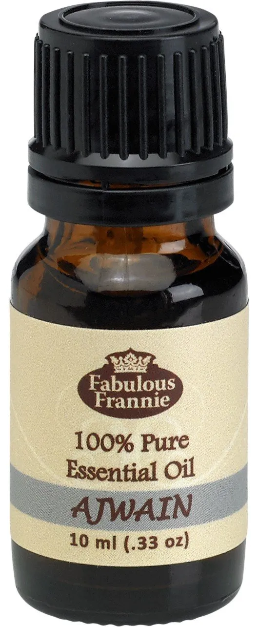 Fabulous Frannie Ajwain Essential Oil 10ml - 100% Pure, Vegan, Natural, Aromatherapy Oil