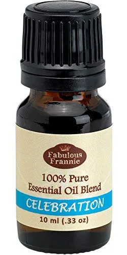 Fabulous Frannie Celebration Essential Oil Blend 10ml - Pure Lemon, Pine & Lavender Aromatherapy