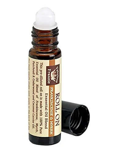 Fabulous Frannie Frankincense & Myrrh Essential Oil Blend Roll On 10ml - 100% Natural