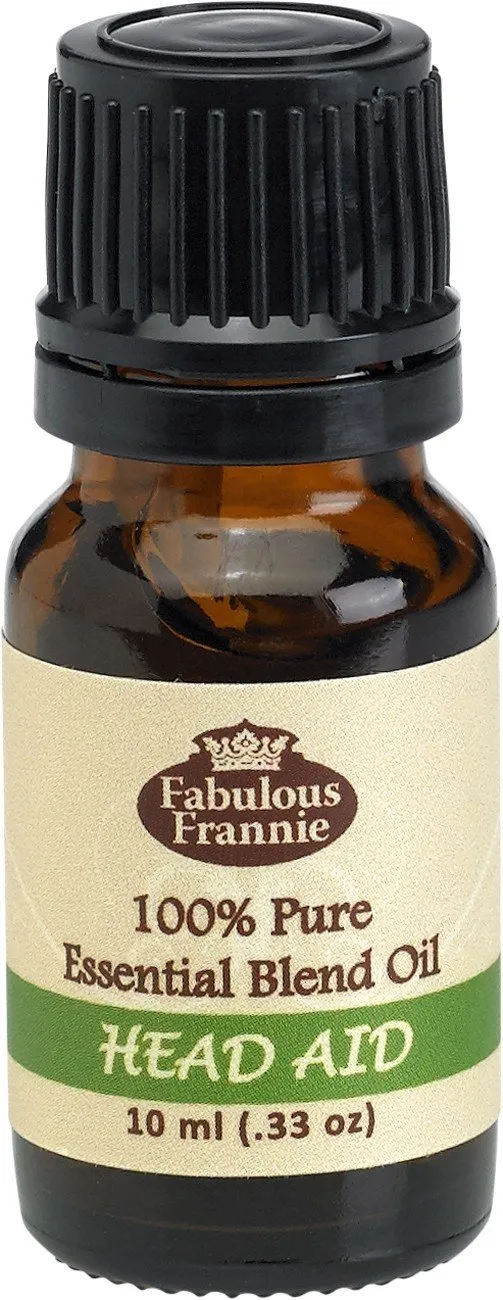 Fabulous Frannie Head Aid Essential Oil Blend - Lavender, Peppermint, Frankincense 10ml