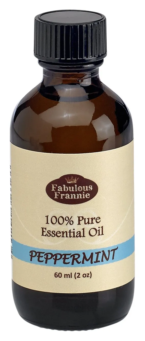 Fabulous Frannie Peppermint Essential Oil 60 ml - 100% Pure Therapeutic Grade Aromatherapy