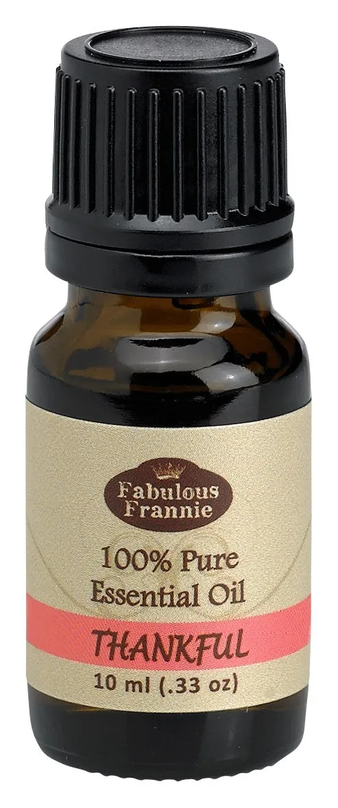 Fabulous Frannie Thankful 100% Pure Essential Oil Blend - Lime, Bergamot, Grapefruit, 10ml