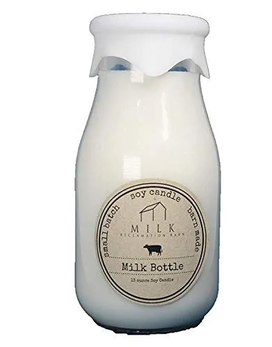 Family Gathering Milk Bottle Candle - Pomegranate, Pine, Juniper, Rosemary, Birch, Red Maple