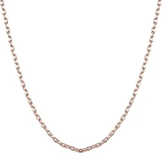 Fashion Jewelry 18k Gold/Rose Gold/White Gold 1.5mm Rolo Adjustable Chain Necklace