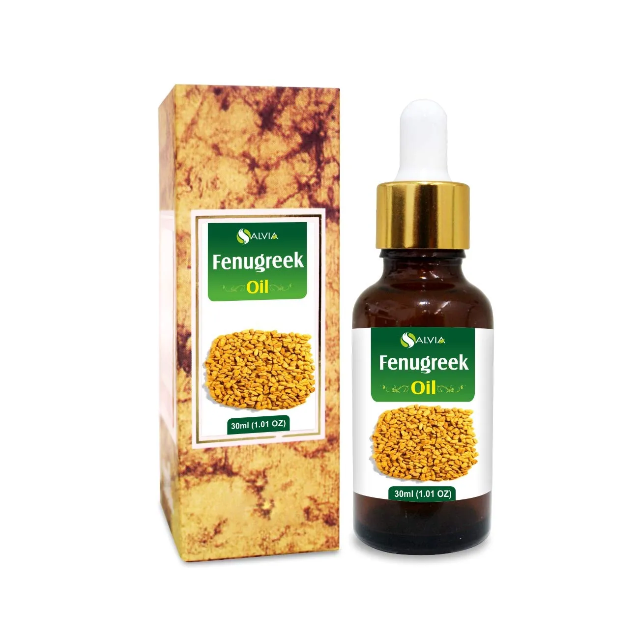 Fenugreek Essential Oil 100% Pure & Natural 30ml with Dropper - Aromatherapy Healing Oil