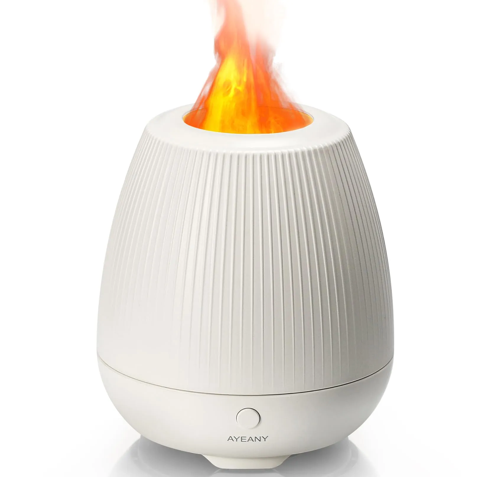 Flame Diffuser 200ML with Cool Mist, 2 Brightness Levels, Auto-Off Feature, Quiet Aromatherapy