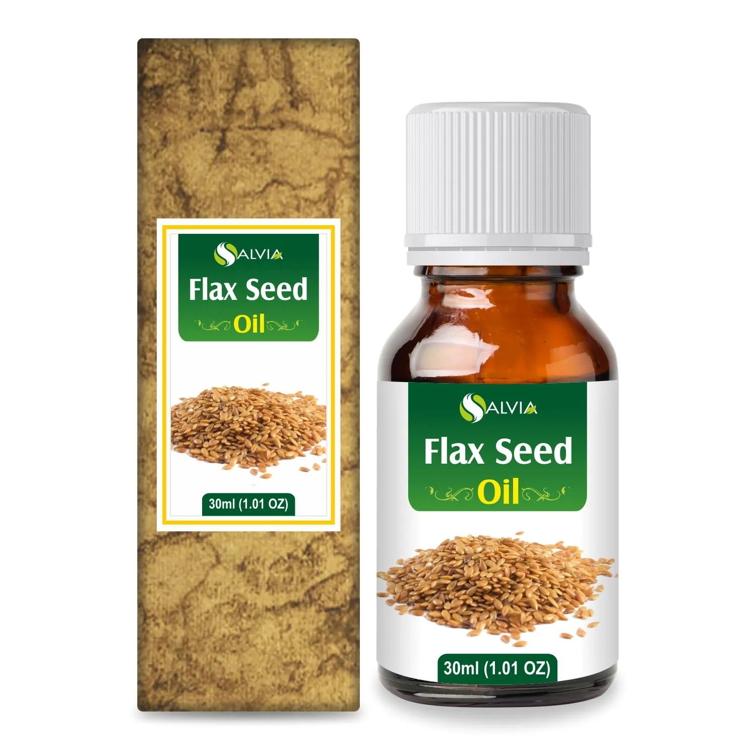 FLAX SEED OIL 100% NATURAL PURE UNDILUTED UNCUT CARRIER OIL 1.014 fl oz