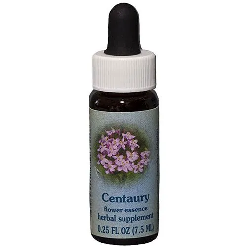 Flower Essence Services Centaury Healing Herbs Dropper 0.25 oz Multi-Pack of 3