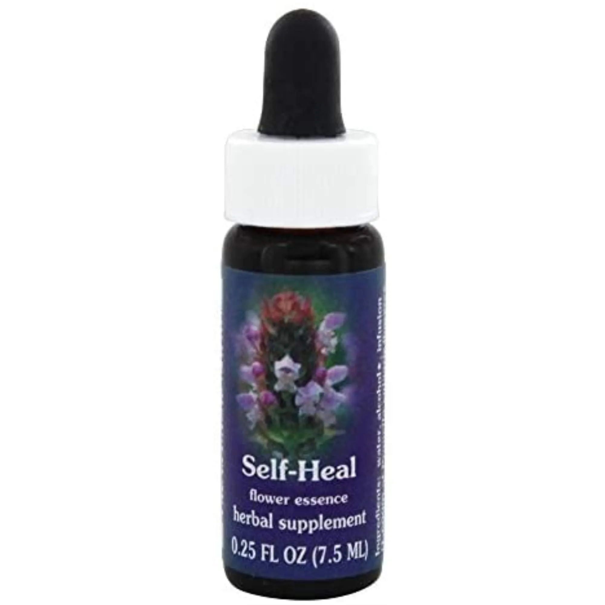 Flower Essence Services Self-Heal Supplement Dropper, 0.25 oz - Enhance Wellness & Healing