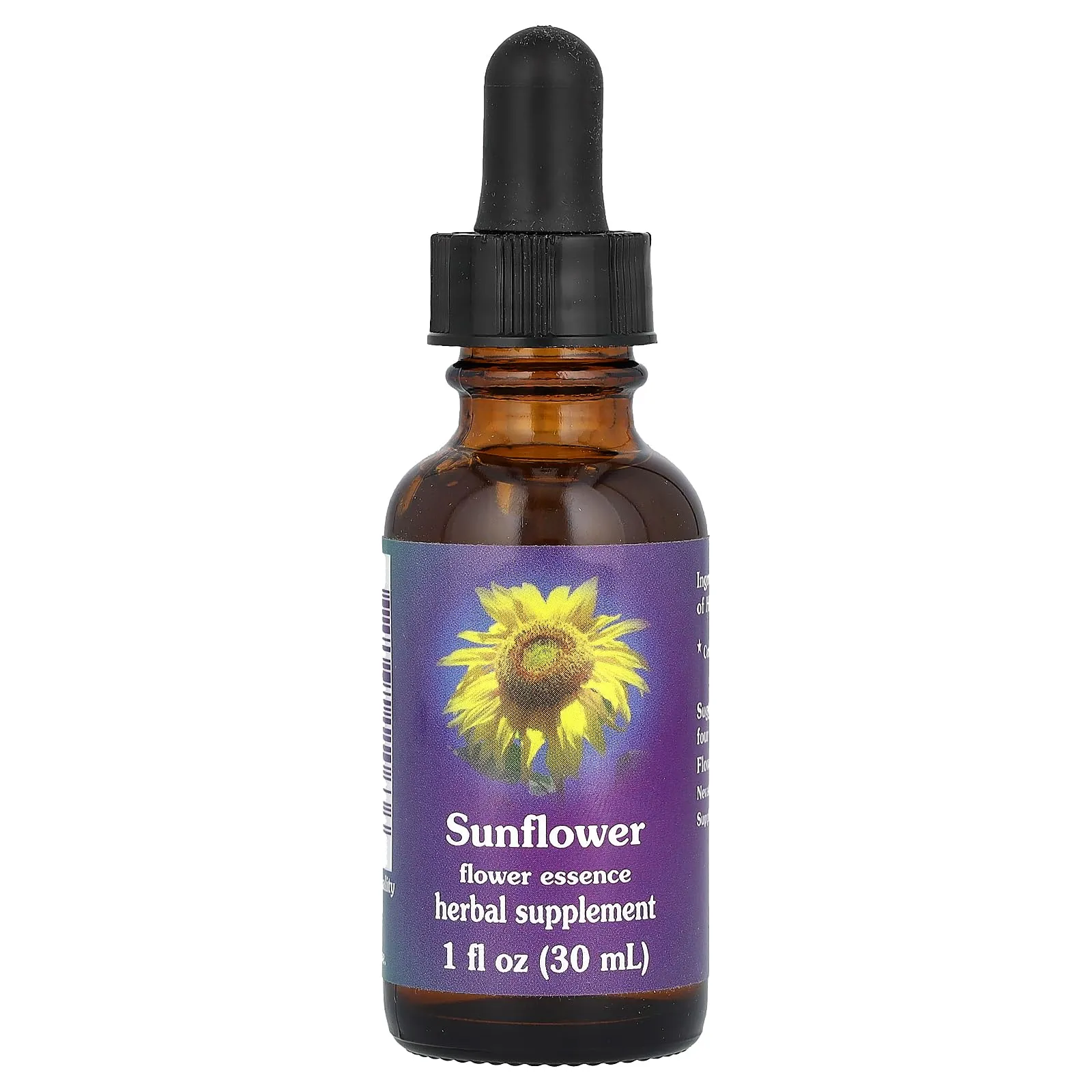 Flower Essence Services Sunflower Dropper 1 oz - Natural Wellness & Emotional Balance