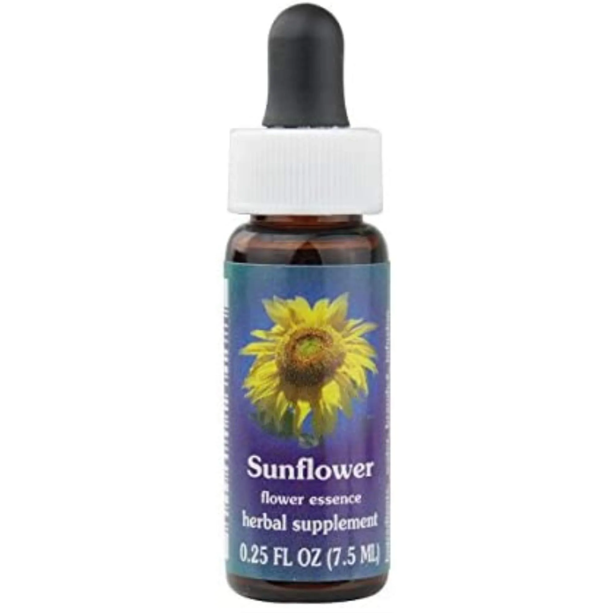 Flower Essence Services Sunflower Dropper Herbal Supplement 0.25oz for Balanced Individuality