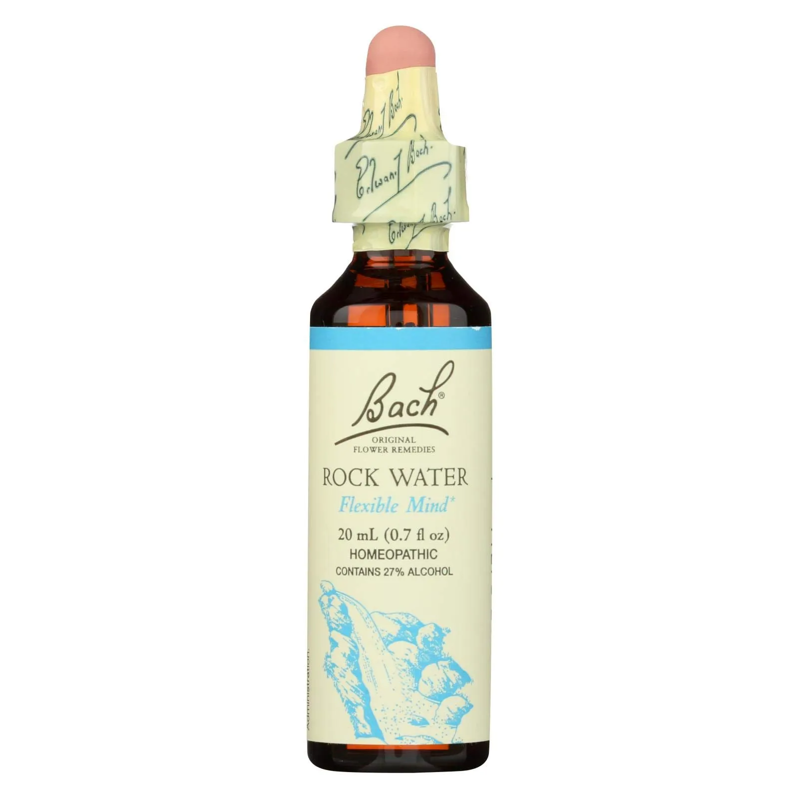 Flower Remedies Essence Rock Water 0.7 fl oz - Vitality-Boosting Green Tea Blend