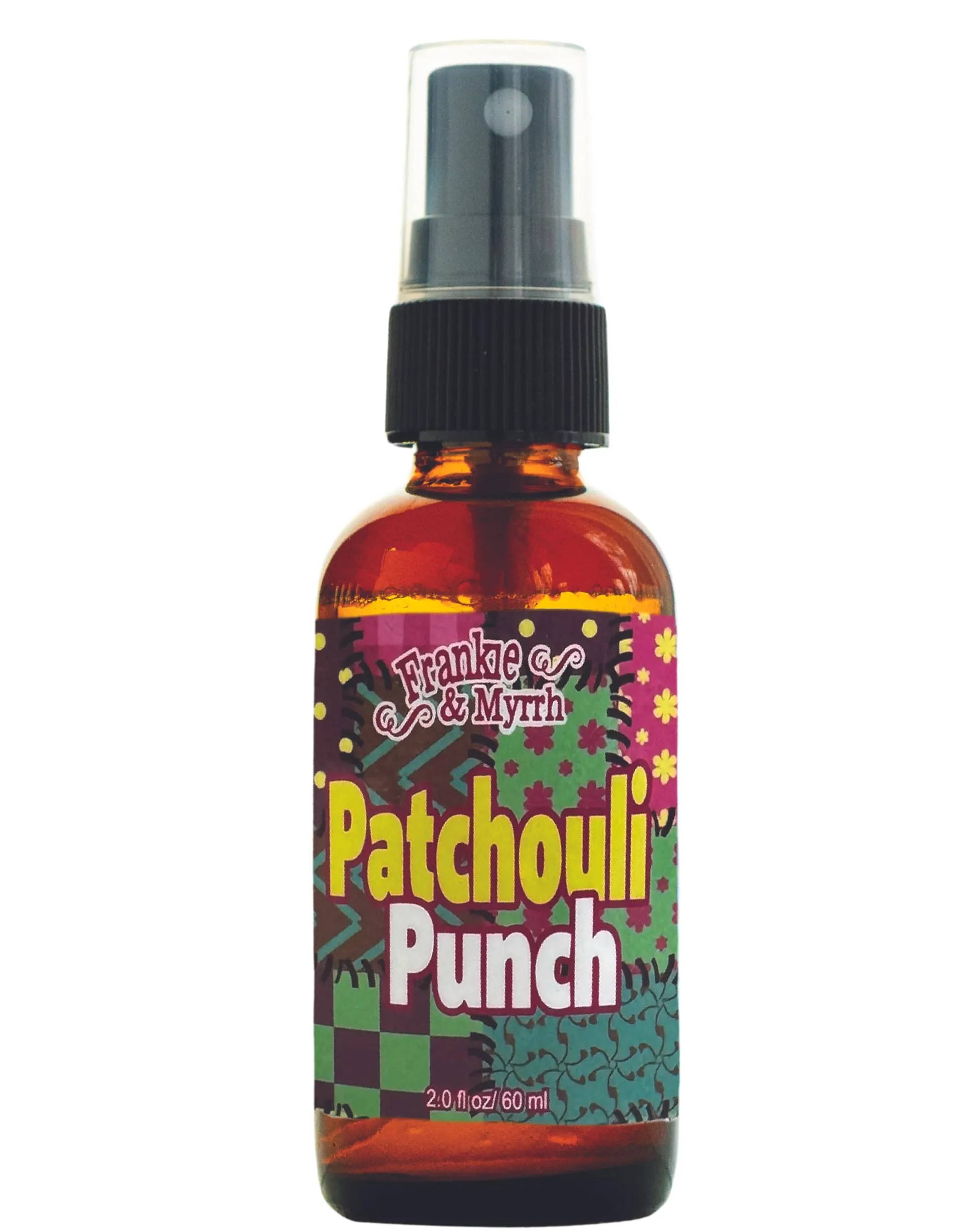 Frankie & Myrrh Patchouli Punch Spray, 2 Fl Oz - Eco-Friendly, Intense Freshwater Patchouli