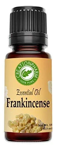 Frankincense Essential Oil 15ml by Creation Pharm - 100% Pure, Undiluted & Natural Aromatherapy