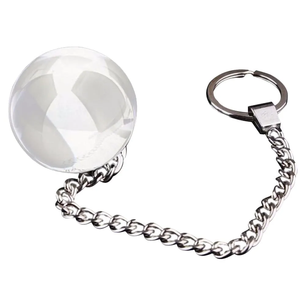 Garneck Hypnotic Crystal Ball Pendulum - 27x4cm Stainless Steel Spiritual Accessory